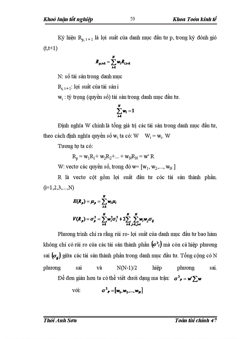 image for page Quản trị và đánh giá rủi ro của danh mục đầu tư trên thị trường chứng khoán Việt Nam