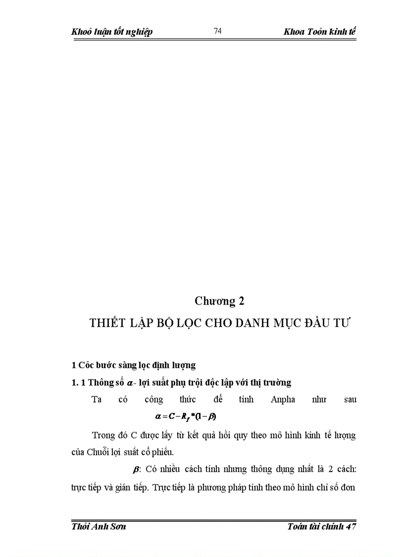 image for page Quản trị và đánh giá rủi ro của danh mục đầu tư trên thị trường chứng khoán Việt Nam