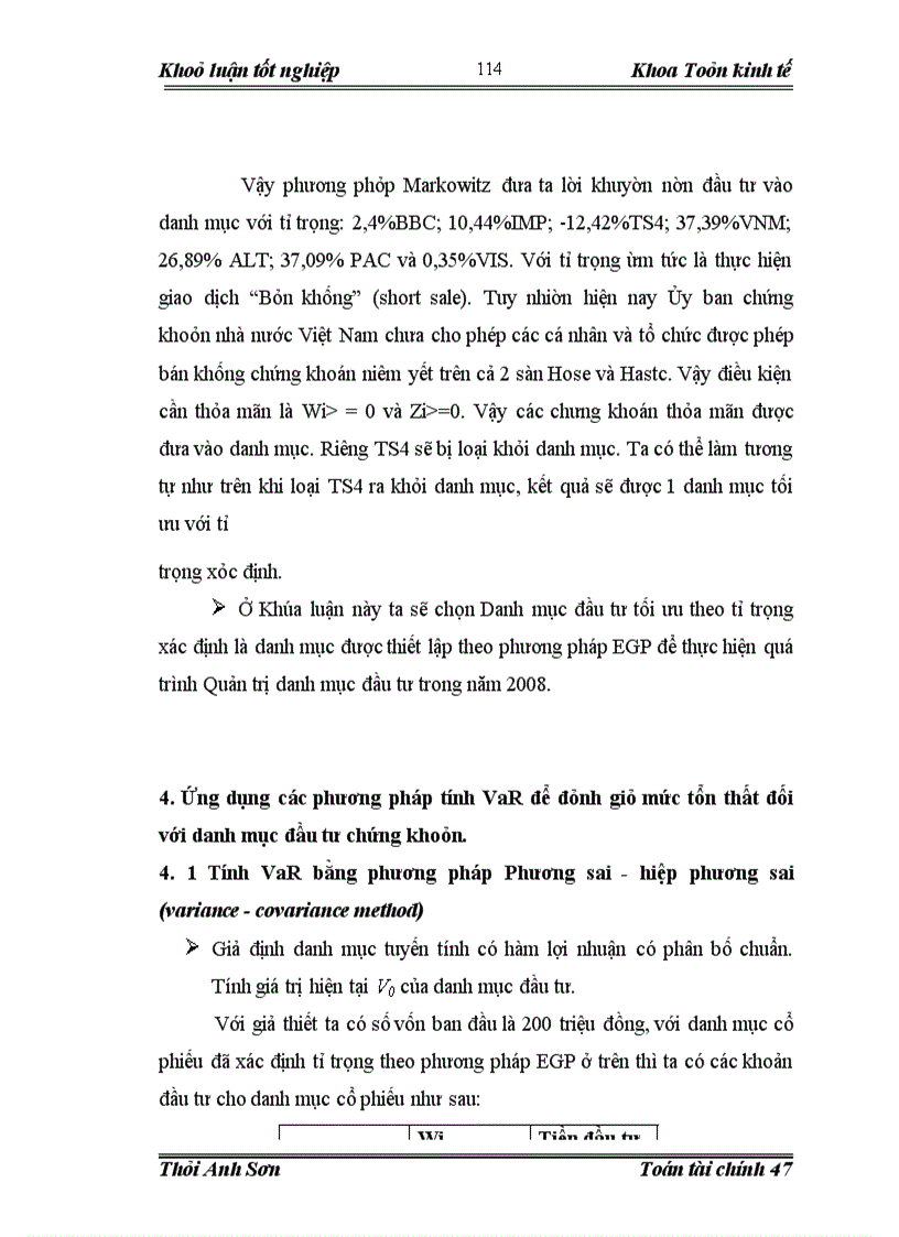 image for page Quản trị và đánh giá rủi ro của danh mục đầu tư trên thị trường chứng khoán Việt Nam
