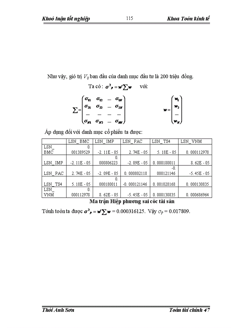 image for page Quản trị và đánh giá rủi ro của danh mục đầu tư trên thị trường chứng khoán Việt Nam