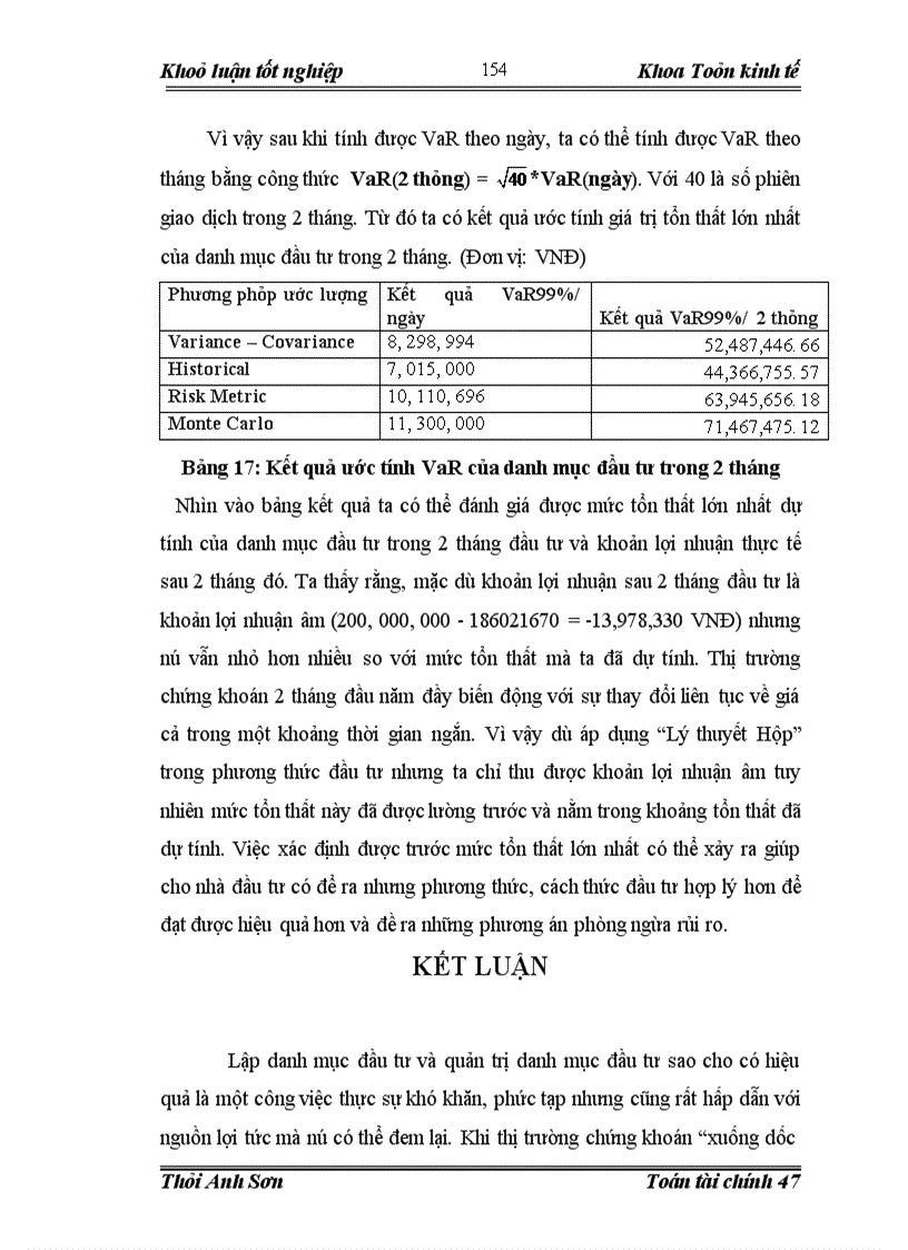 image for page Quản trị và đánh giá rủi ro của danh mục đầu tư trên thị trường chứng khoán Việt Nam