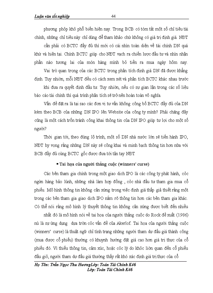 image for page Lý thuyết IPO và thử nghiệm áp dụng trên thị trường chứng khoán Việt Nam