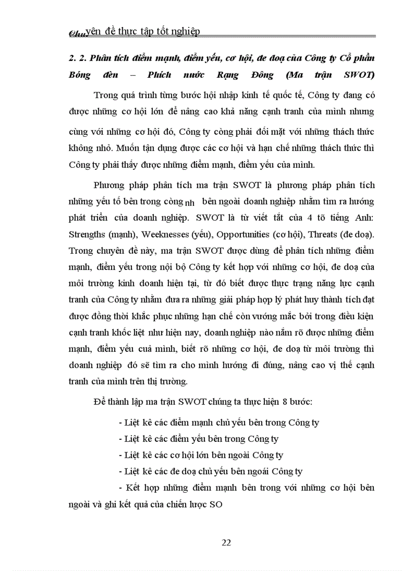 image for page Thực trạng và giải pháp đầu tư nâng cao khả năng cạnh tranh của Công ty Cổ phần Bóng đèn – Phích nước Rạng Đông