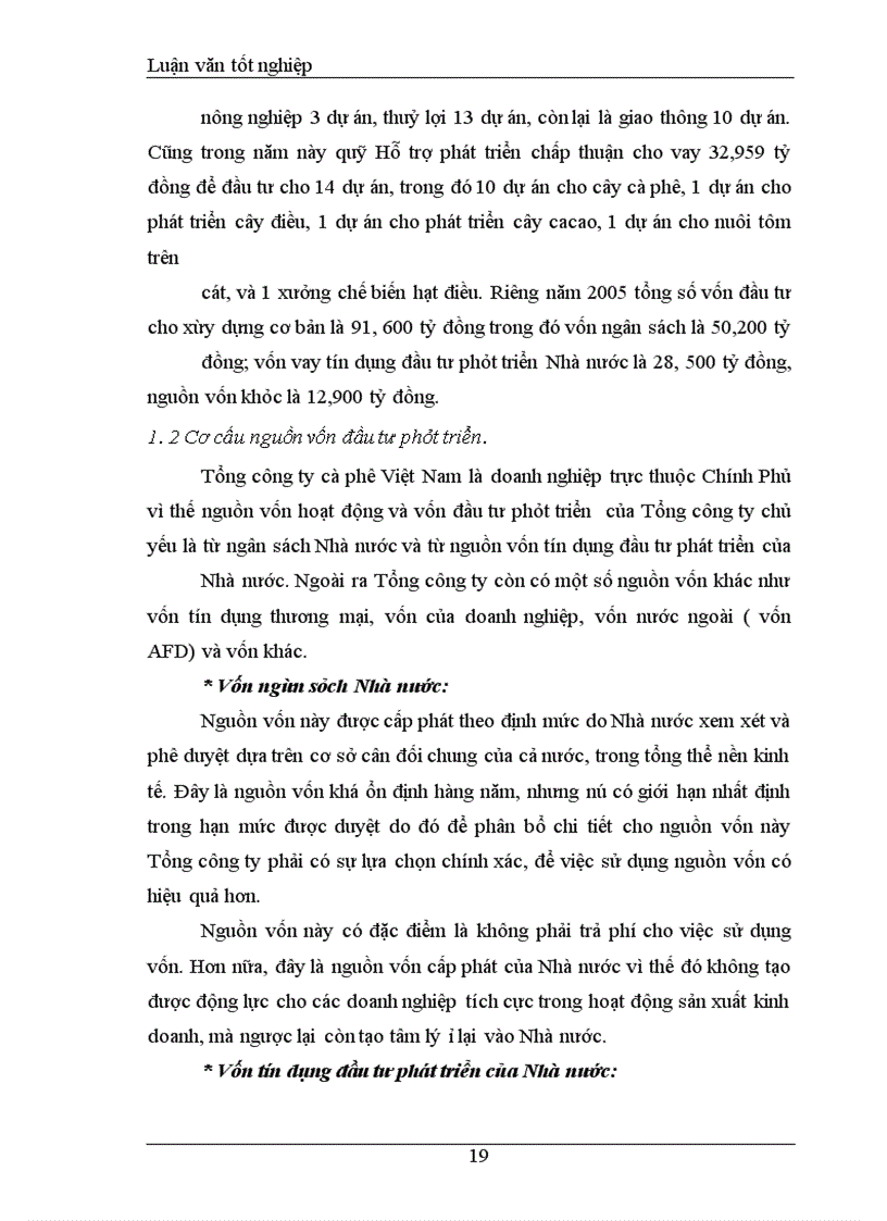 image for page Đầu tư phát triển tại Tổng công ty cà phê Việt Nam. Thực trạng và giải pháp