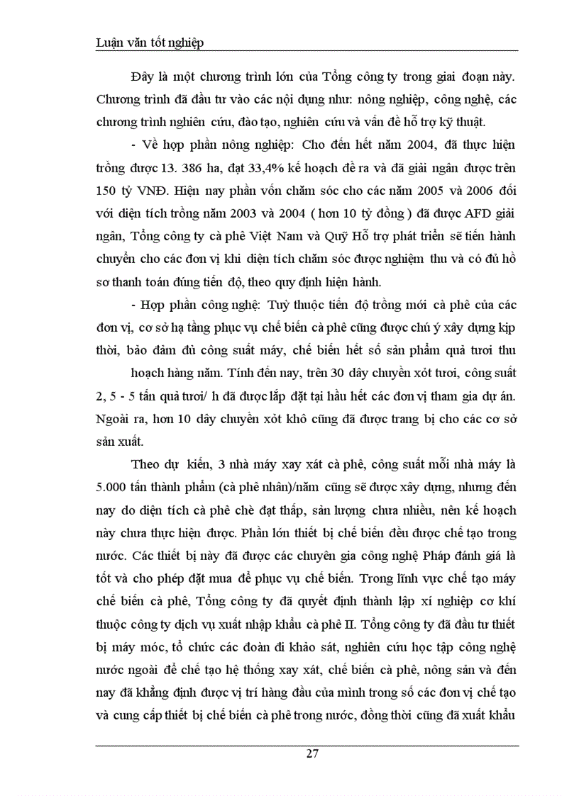 image for page Đầu tư phát triển tại Tổng công ty cà phê Việt Nam. Thực trạng và giải pháp