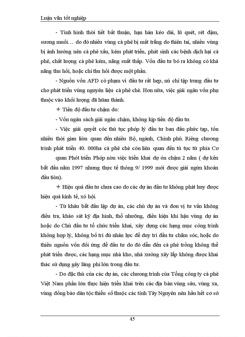 image for page Đầu tư phát triển tại Tổng công ty cà phê Việt Nam. Thực trạng và giải pháp