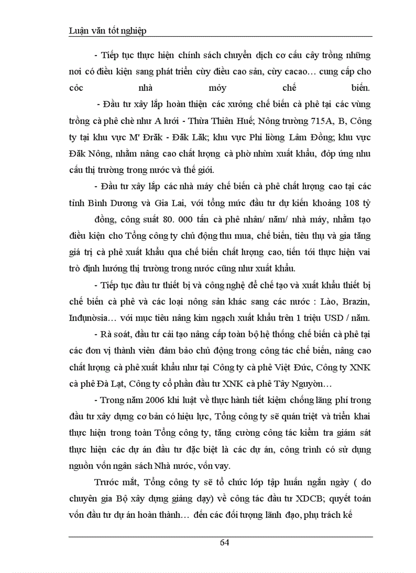 image for page Đầu tư phát triển tại Tổng công ty cà phê Việt Nam. Thực trạng và giải pháp