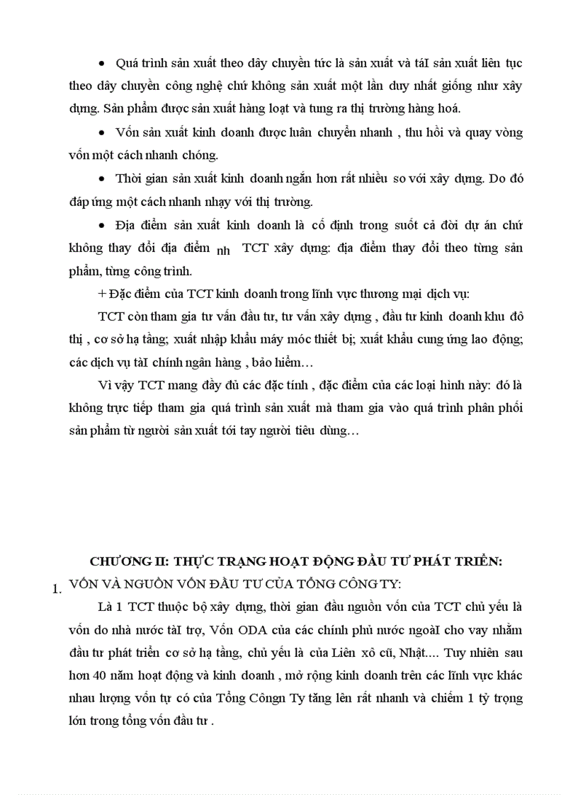 image for page Thực trạng và giải pháp về hoạt động đầu tư phát triển tại Tổng Công Ty Sông Đa