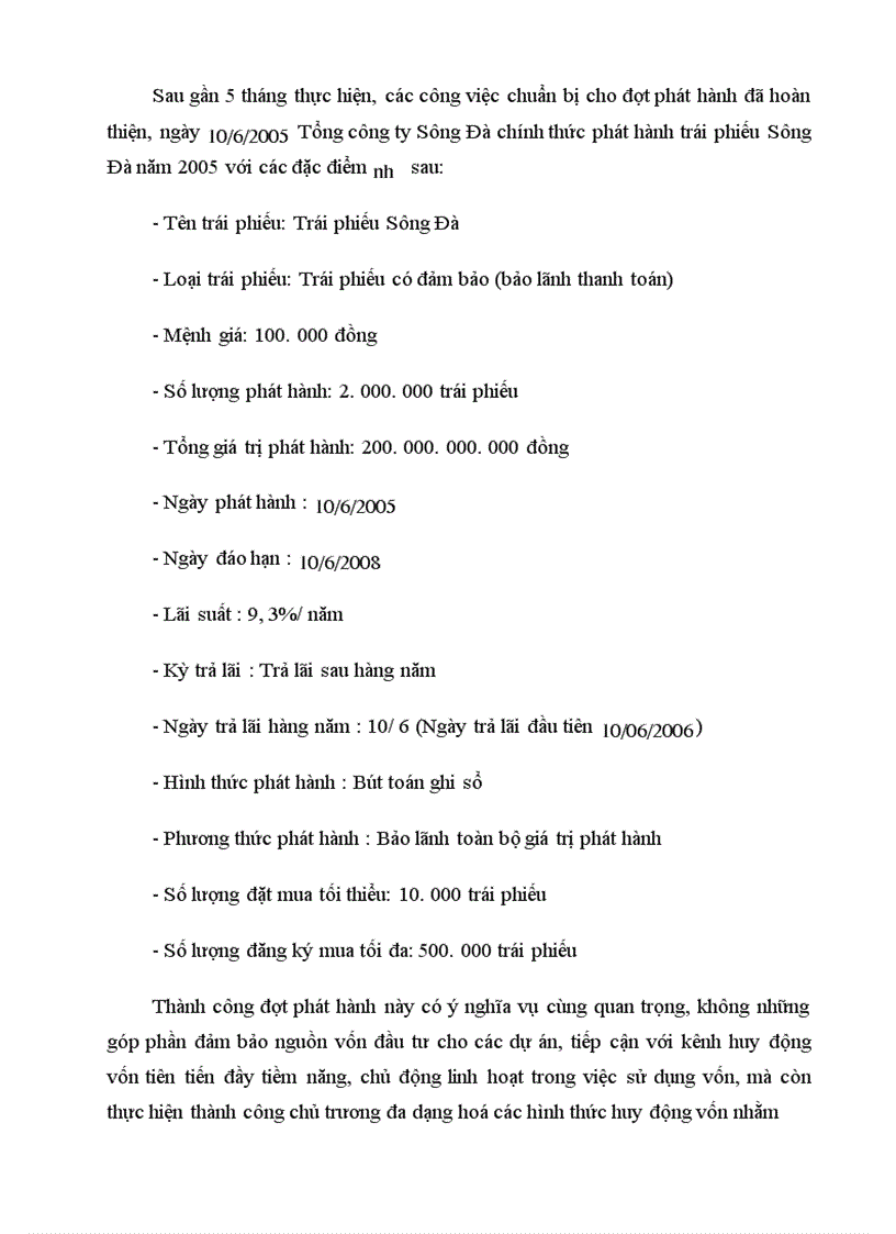 image for page Thực trạng và giải pháp về hoạt động đầu tư phát triển tại Tổng Công Ty Sông Đa