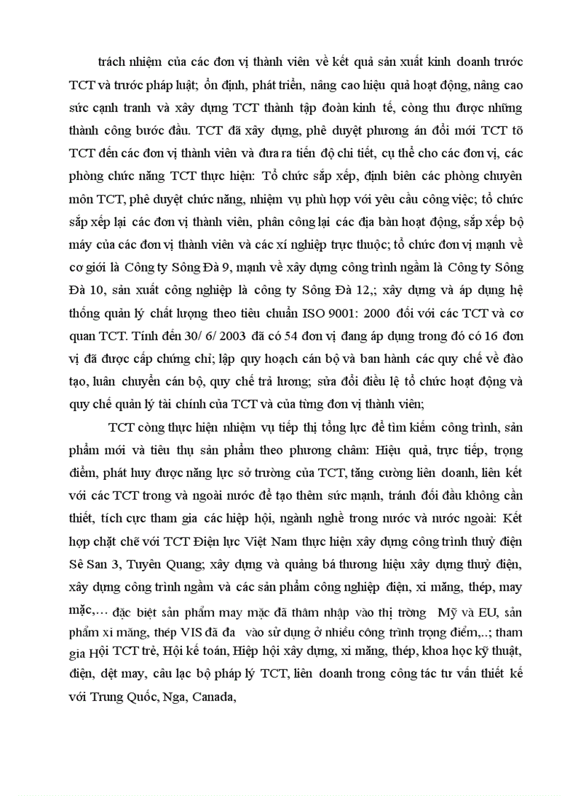 image for page Thực trạng và giải pháp về hoạt động đầu tư phát triển tại Tổng Công Ty Sông Đa