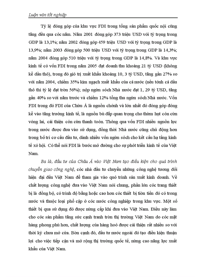 image for page Đầu tư trực tiếp của các nước Châu Á vào Việt Nam: Thực trạng và giải pháp