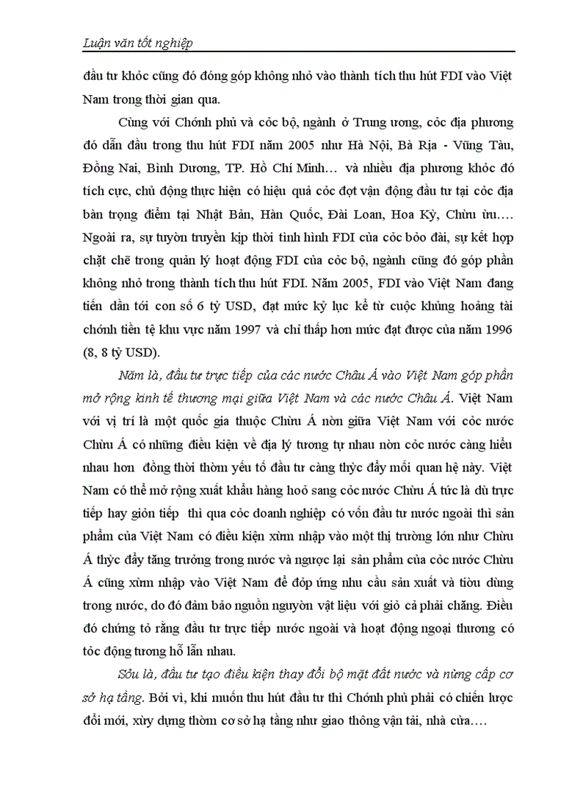 image for page Đầu tư trực tiếp của các nước Châu Á vào Việt Nam: Thực trạng và giải pháp