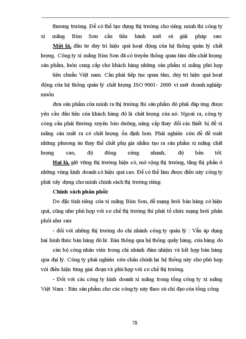 image for page Một số giải pháp cho hoạt động đầu tư nâng cao năng lực cạnh tranh của công ty xi măng Bỉm Sơn trong thời gian tới.