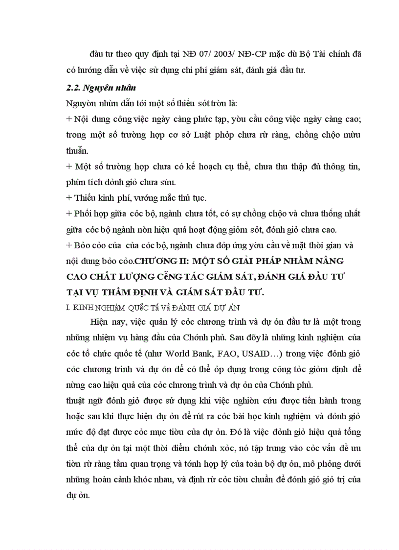 image for page Một số giải pháp nhằm nâng cao chất lượng công tác giám sát, đánh giá đầu tư tại Vụ thẩm định và giám sát đầu tư – Bộ kế hoạch và đầu tư