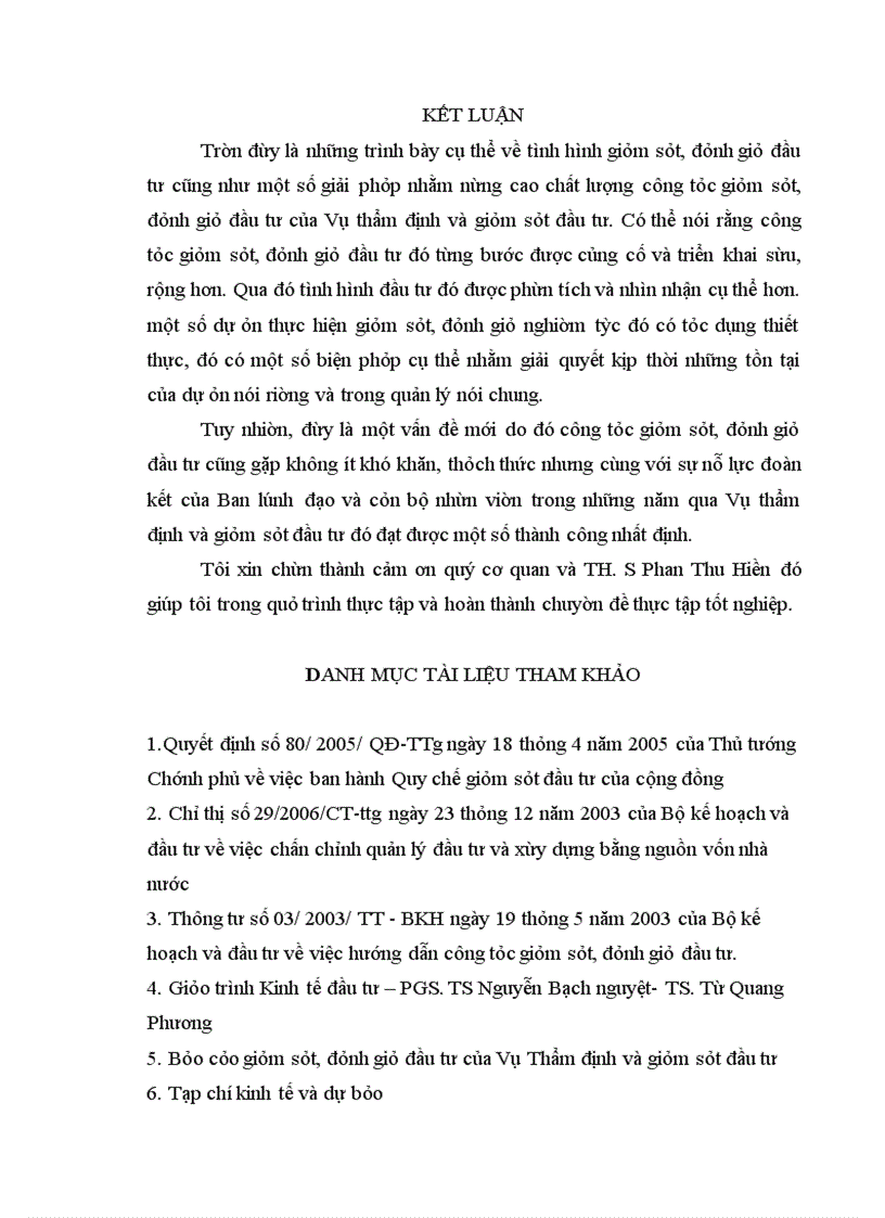image for page Một số giải pháp nhằm nâng cao chất lượng công tác giám sát, đánh giá đầu tư tại Vụ thẩm định và giám sát đầu tư – Bộ kế hoạch và đầu tư