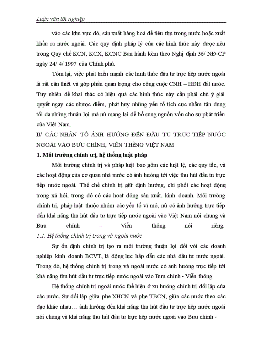 image for page Một số giải pháp nâng cao khả năng thu hút đầu tư trực tiếp nước ngoài vào Bưu chính – Viễn thông Việt Nam