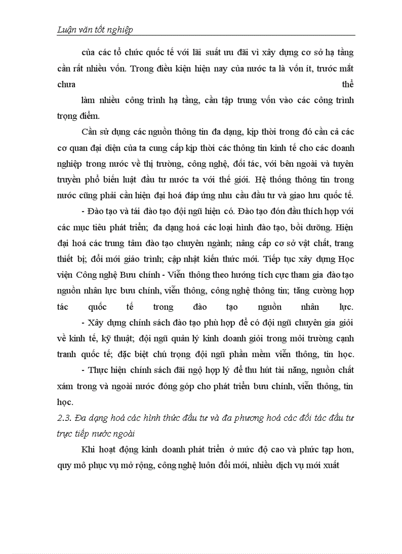 image for page Một số giải pháp nâng cao khả năng thu hút đầu tư trực tiếp nước ngoài vào Bưu chính – Viễn thông Việt Nam