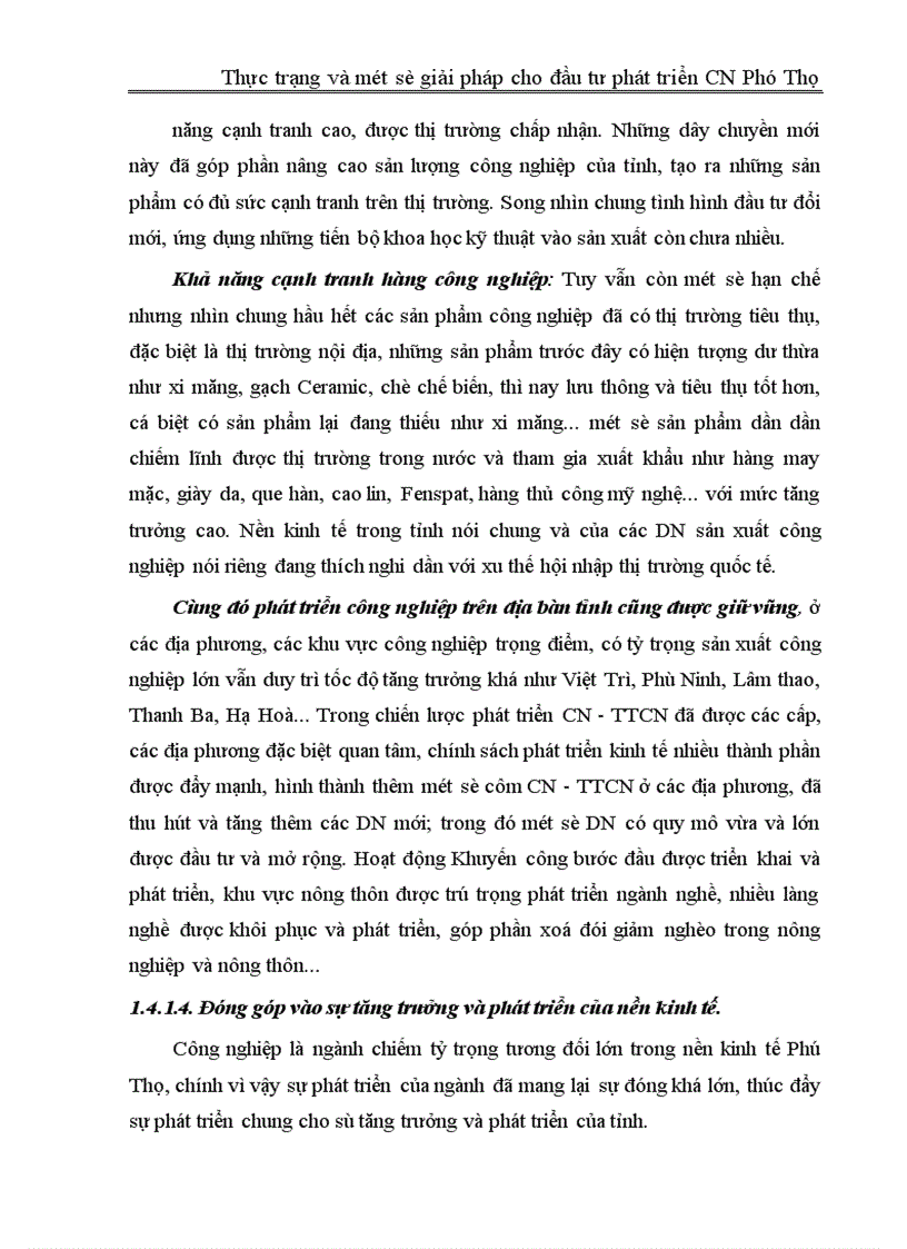 image for page Thực trạng và một số giải pháp cho đầu tư phát triển công nghiệp Phú Thọ