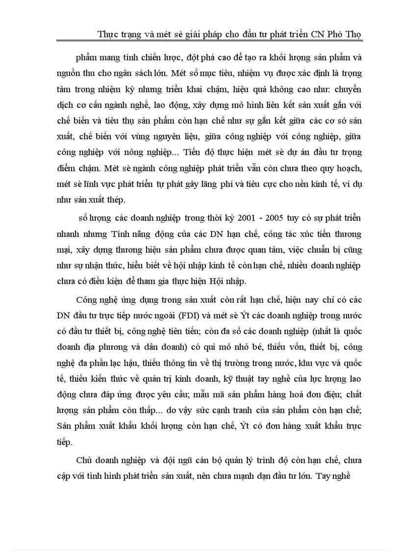 image for page Thực trạng và một số giải pháp cho đầu tư phát triển công nghiệp Phú Thọ