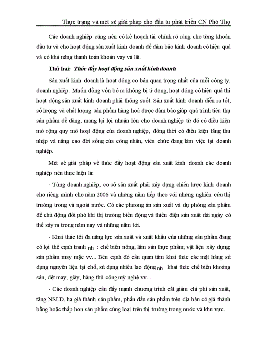 image for page Thực trạng và một số giải pháp cho đầu tư phát triển công nghiệp Phú Thọ