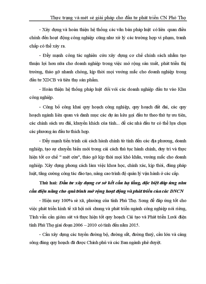 image for page Thực trạng và một số giải pháp cho đầu tư phát triển công nghiệp Phú Thọ
