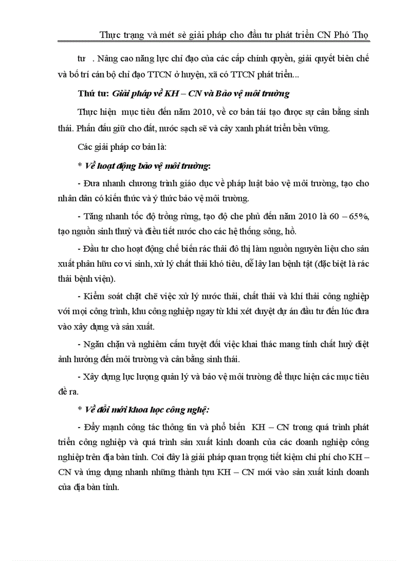 image for page Thực trạng và một số giải pháp cho đầu tư phát triển công nghiệp Phú Thọ