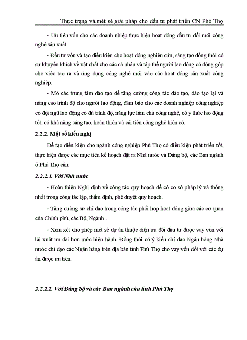 image for page Thực trạng và một số giải pháp cho đầu tư phát triển công nghiệp Phú Thọ