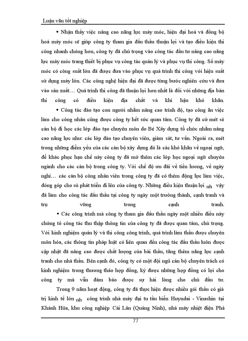 image for page Thực trạng và một số giải pháp nhằm nâng cao khả năng thắng thầu của công ty Xây dựng cấp thoát nước và hạ tầng kỹ thuật – Cometco