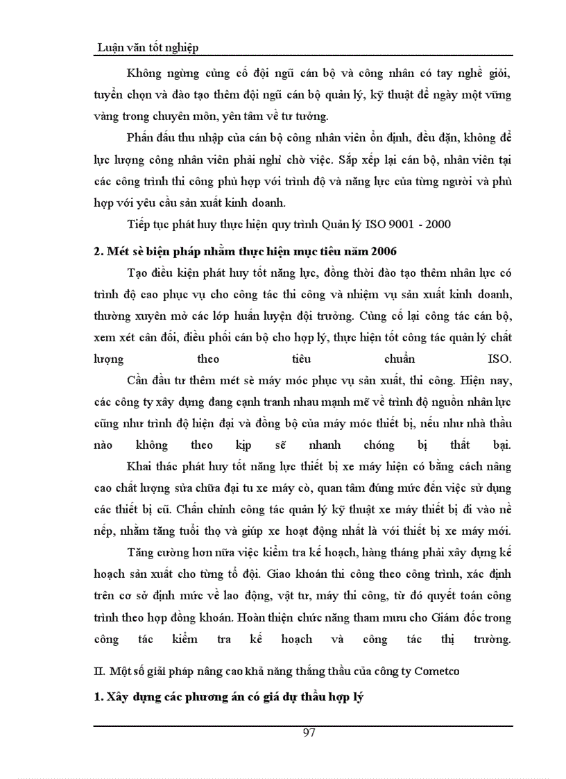 image for page Thực trạng và một số giải pháp nhằm nâng cao khả năng thắng thầu của công ty Xây dựng cấp thoát nước và hạ tầng kỹ thuật – Cometco