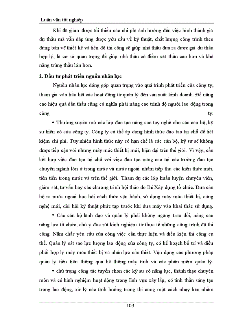 image for page Thực trạng và một số giải pháp nhằm nâng cao khả năng thắng thầu của công ty Xây dựng cấp thoát nước và hạ tầng kỹ thuật – Cometco