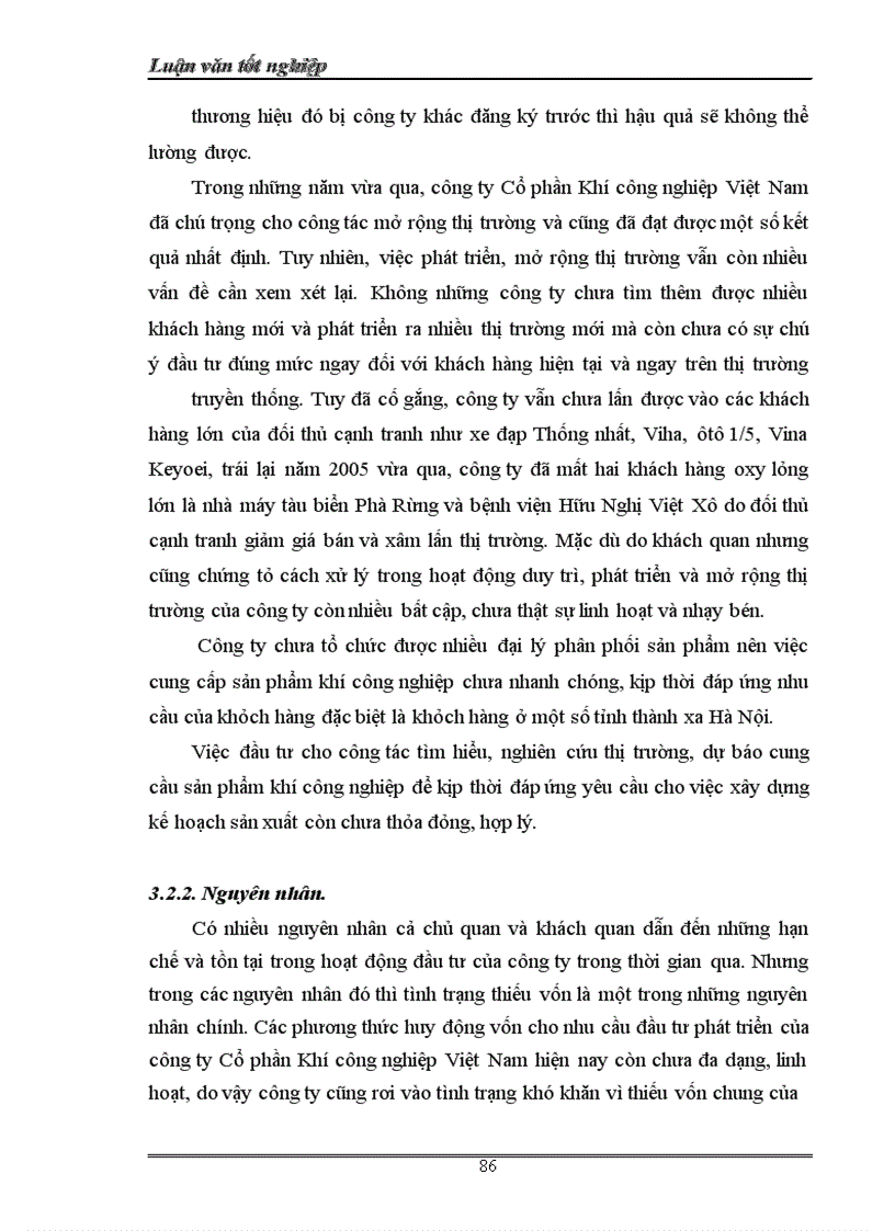 image for page Tình hình đầu tư phát triển tại Công ty Cổ phần Khí công nghịêp Việt Nam