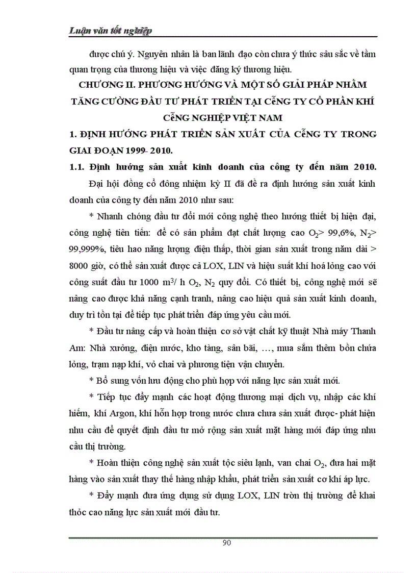 image for page Tình hình đầu tư phát triển tại Công ty Cổ phần Khí công nghịêp Việt Nam