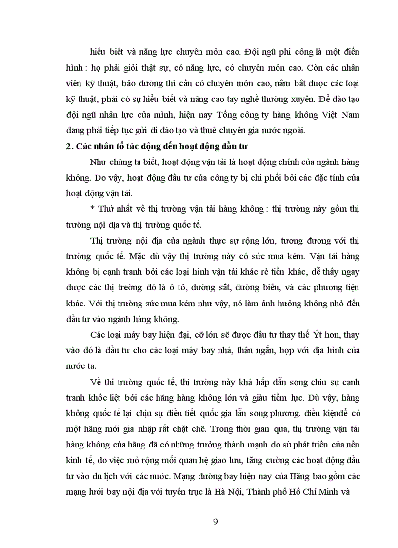 image for page Đầu tư phát triển vào vực công nghệ thông tin ở Tổng công ty hàng không Việt Nam-Thực trạng và giải pháp