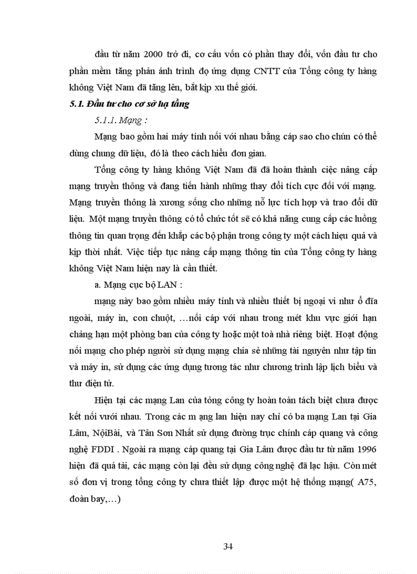 image for page Đầu tư phát triển vào vực công nghệ thông tin ở Tổng công ty hàng không Việt Nam-Thực trạng và giải pháp