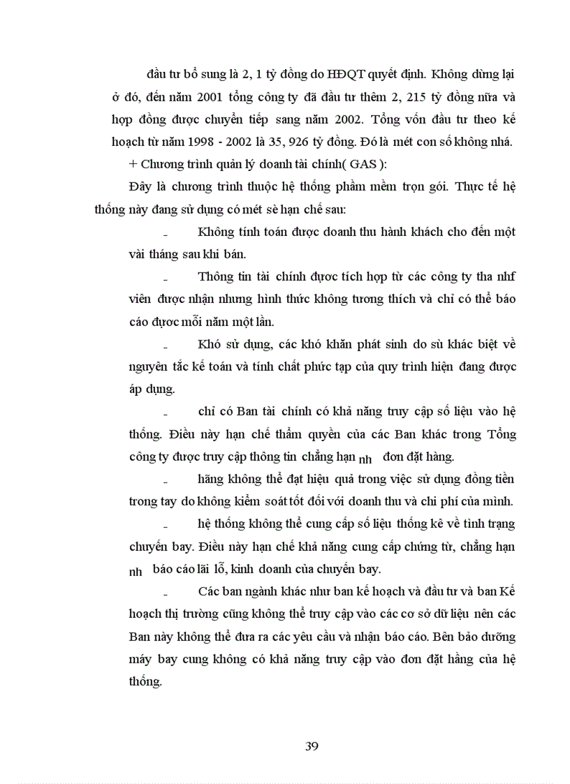 image for page Đầu tư phát triển vào vực công nghệ thông tin ở Tổng công ty hàng không Việt Nam-Thực trạng và giải pháp