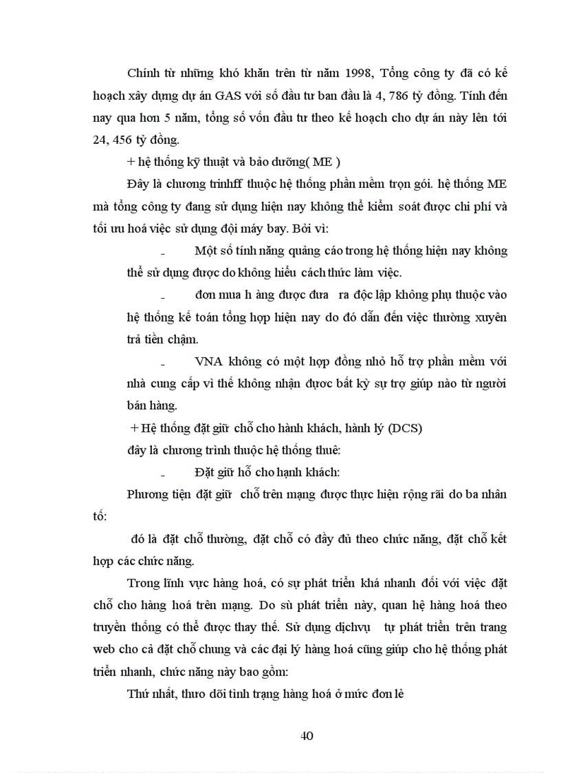 image for page Đầu tư phát triển vào vực công nghệ thông tin ở Tổng công ty hàng không Việt Nam-Thực trạng và giải pháp