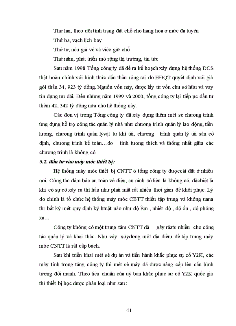 image for page Đầu tư phát triển vào vực công nghệ thông tin ở Tổng công ty hàng không Việt Nam-Thực trạng và giải pháp