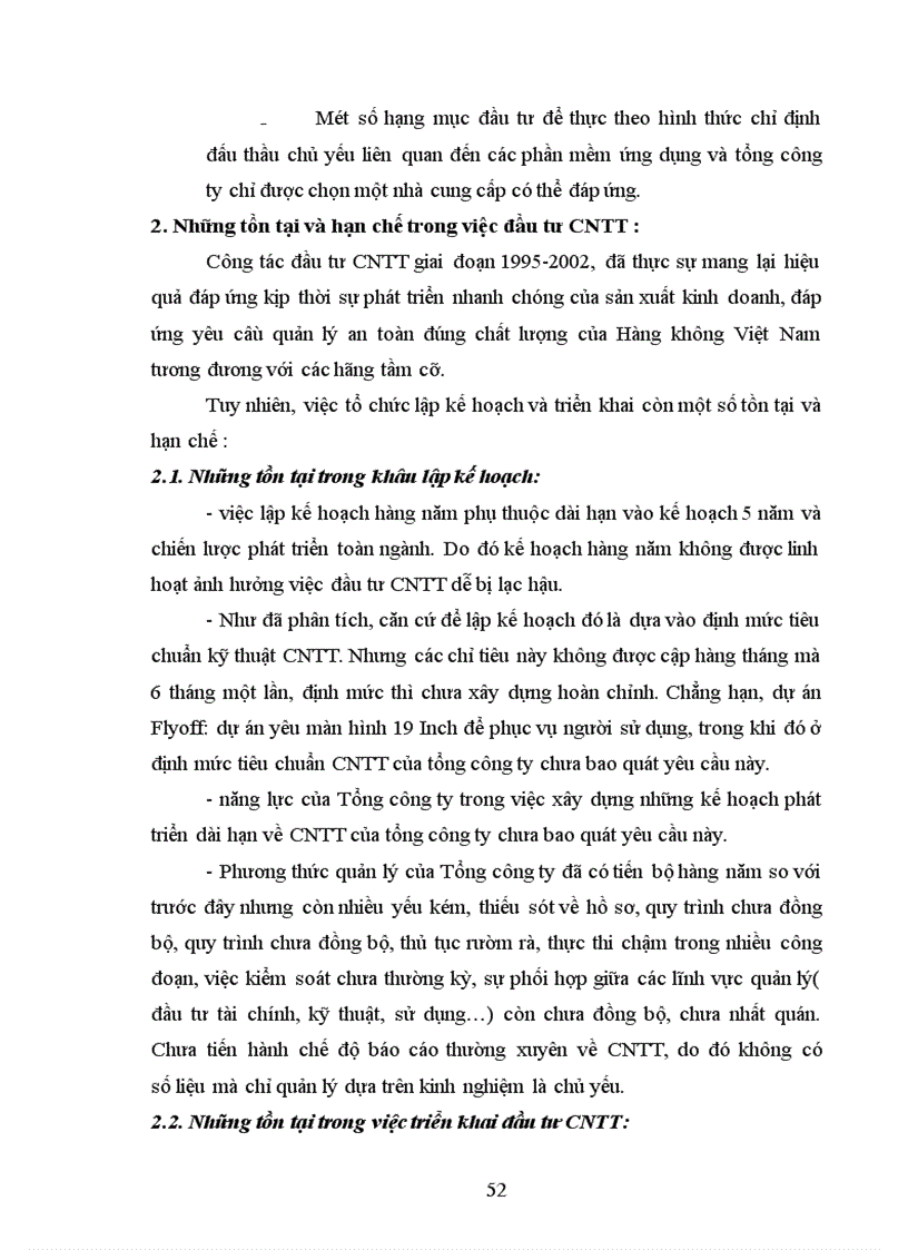 image for page Đầu tư phát triển vào vực công nghệ thông tin ở Tổng công ty hàng không Việt Nam-Thực trạng và giải pháp