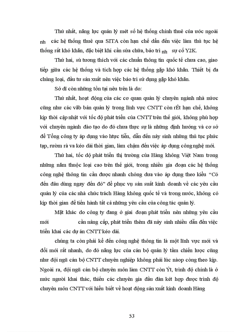 image for page Đầu tư phát triển vào vực công nghệ thông tin ở Tổng công ty hàng không Việt Nam-Thực trạng và giải pháp