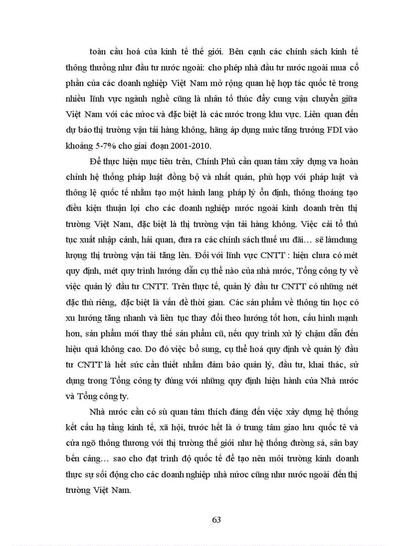 image for page Đầu tư phát triển vào vực công nghệ thông tin ở Tổng công ty hàng không Việt Nam-Thực trạng và giải pháp