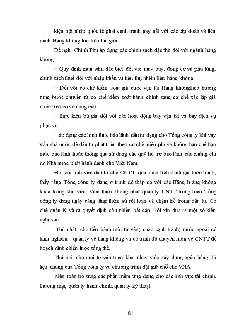 image for page Đầu tư phát triển vào vực công nghệ thông tin ở Tổng công ty hàng không Việt Nam-Thực trạng và giải pháp