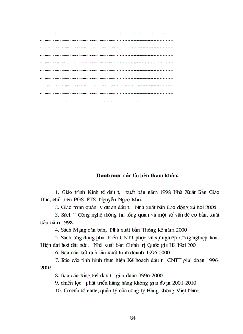 image for page Đầu tư phát triển vào vực công nghệ thông tin ở Tổng công ty hàng không Việt Nam-Thực trạng và giải pháp