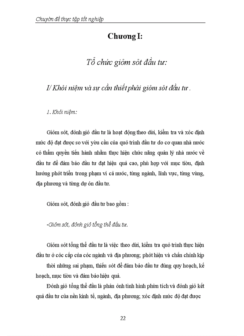 image for page Thực trạng và phương hướng tăng cường công tác Giám sát, đánh giá đầu tư tại Vụ Thẩm định và Giám sát đầu tư