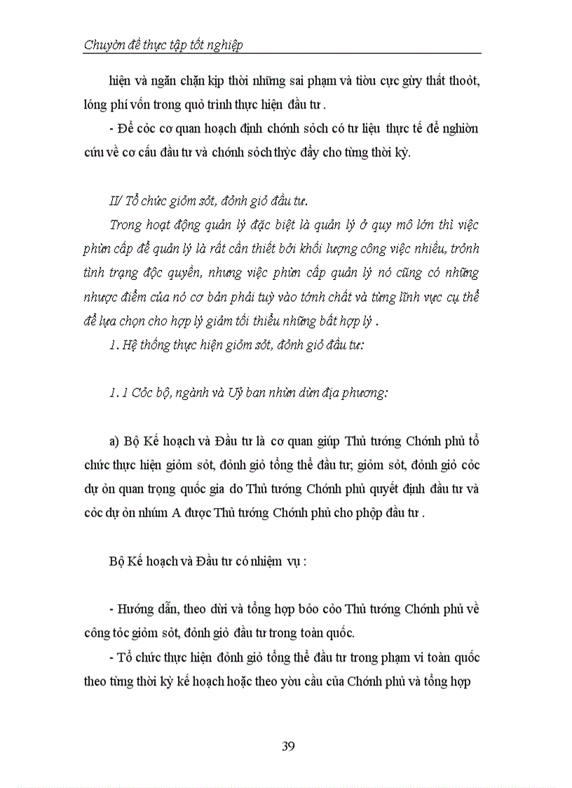 image for page Thực trạng và phương hướng tăng cường công tác Giám sát, đánh giá đầu tư tại Vụ Thẩm định và Giám sát đầu tư