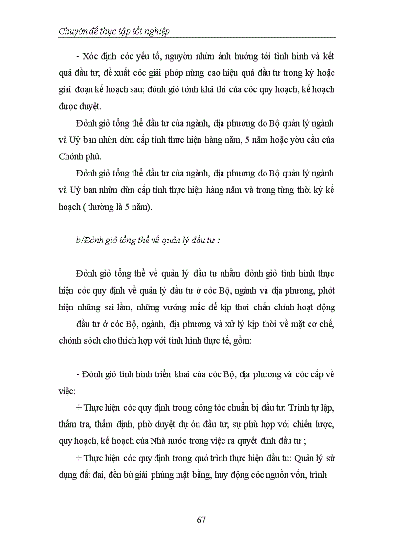 image for page Thực trạng và phương hướng tăng cường công tác Giám sát, đánh giá đầu tư tại Vụ Thẩm định và Giám sát đầu tư