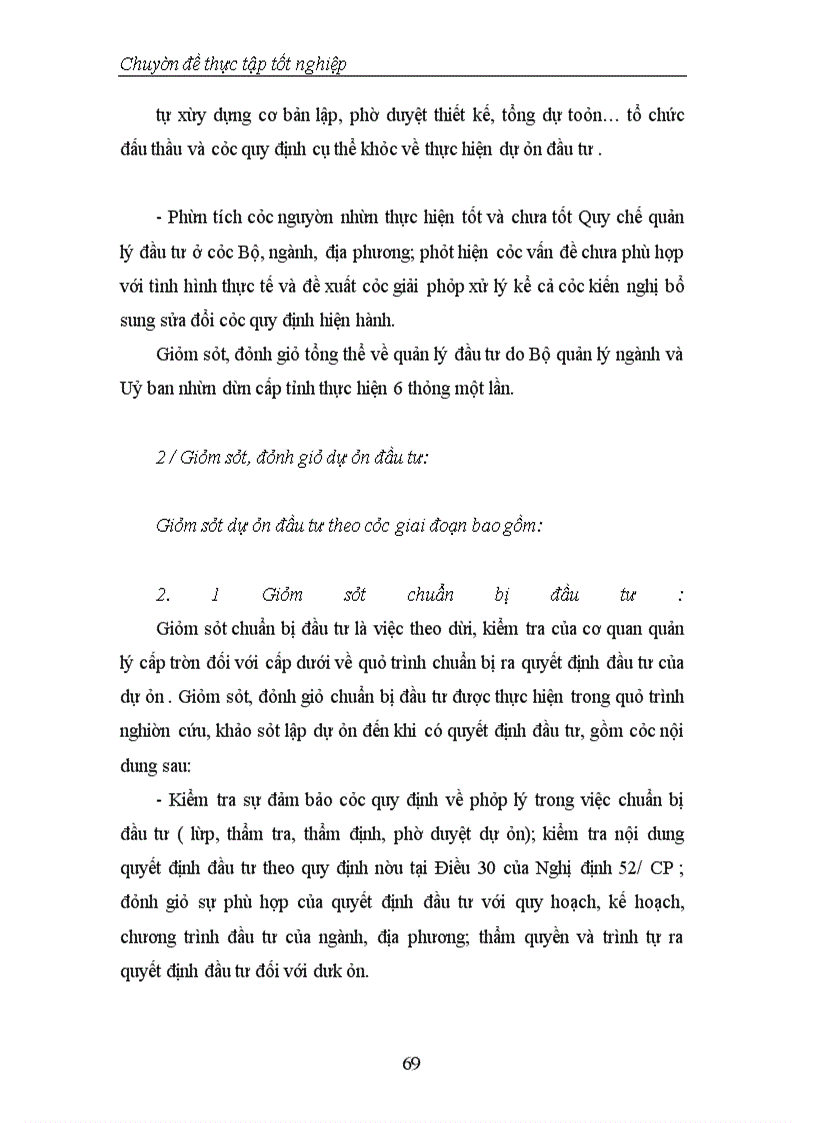 image for page Thực trạng và phương hướng tăng cường công tác Giám sát, đánh giá đầu tư tại Vụ Thẩm định và Giám sát đầu tư