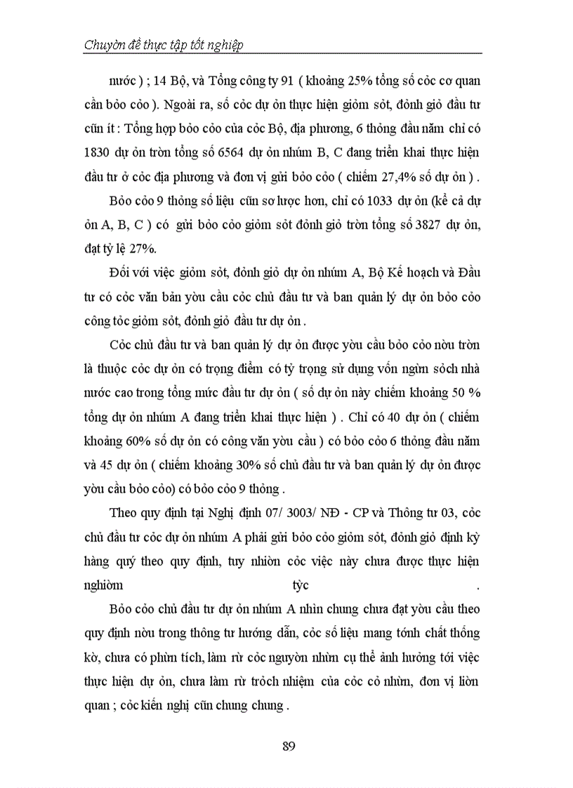 image for page Thực trạng và phương hướng tăng cường công tác Giám sát, đánh giá đầu tư tại Vụ Thẩm định và Giám sát đầu tư