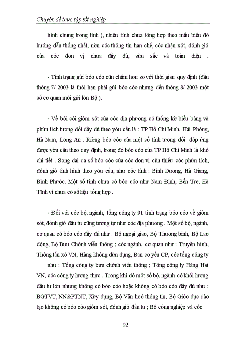 image for page Thực trạng và phương hướng tăng cường công tác Giám sát, đánh giá đầu tư tại Vụ Thẩm định và Giám sát đầu tư