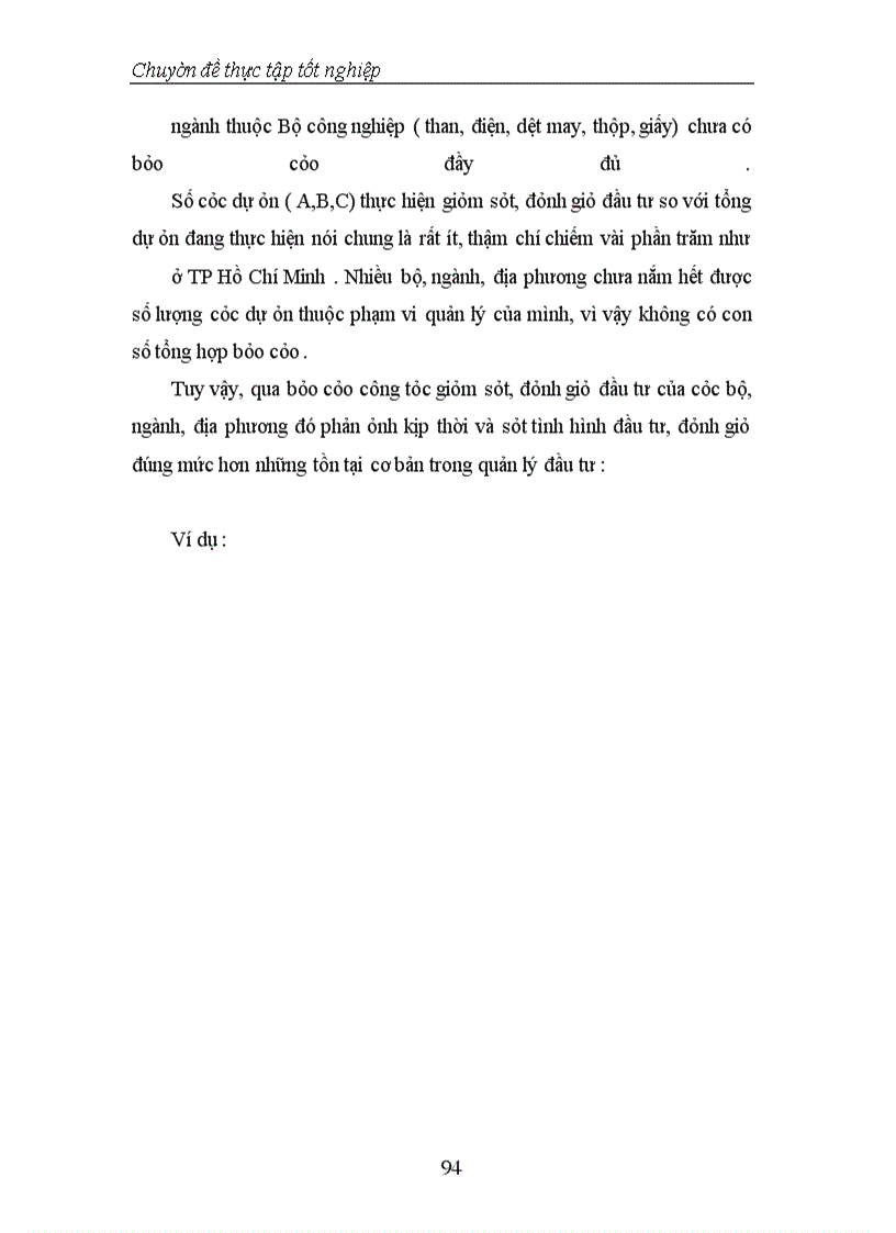 image for page Thực trạng và phương hướng tăng cường công tác Giám sát, đánh giá đầu tư tại Vụ Thẩm định và Giám sát đầu tư