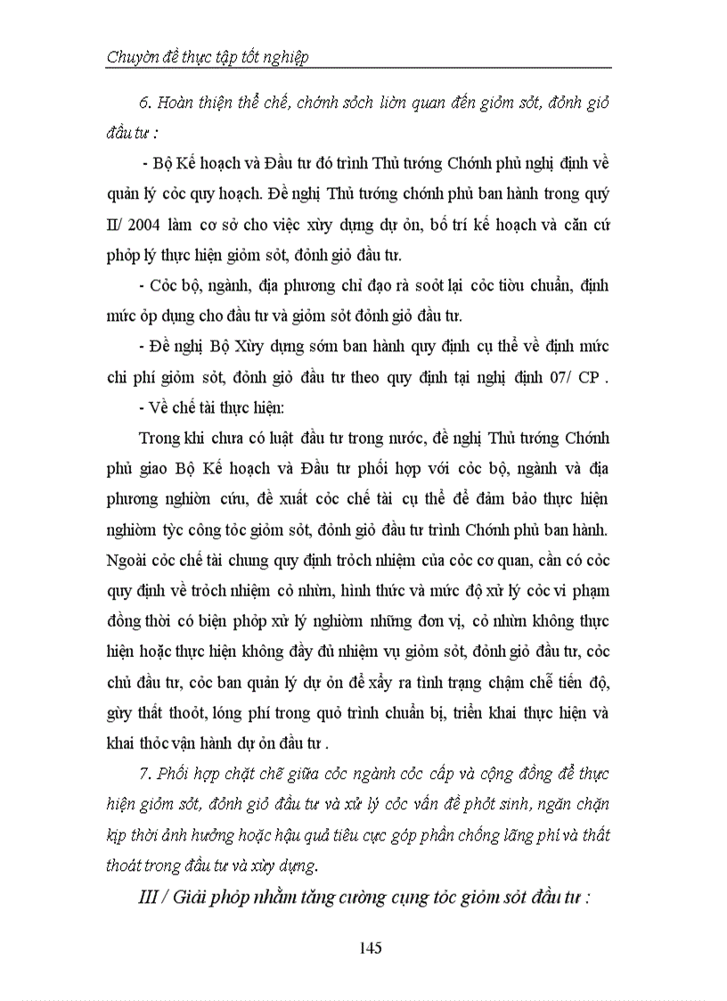 image for page Thực trạng và phương hướng tăng cường công tác Giám sát, đánh giá đầu tư tại Vụ Thẩm định và Giám sát đầu tư
